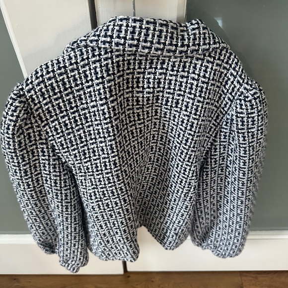 Janie and Jack Women's Classic Black and White Blazer - Picture 6 of 8